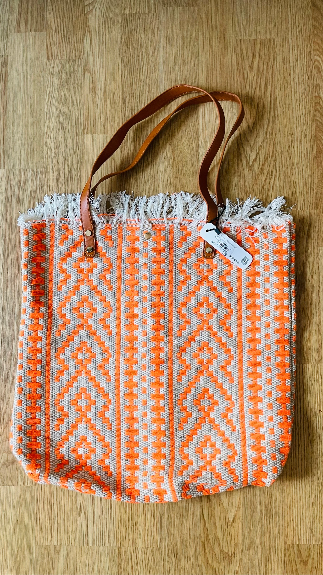 Tote bolso naranja 